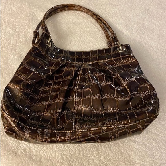 Alfred DUNNER handbag brown multi pockets PURSE-SALE was $35 - Picture 1 of 8